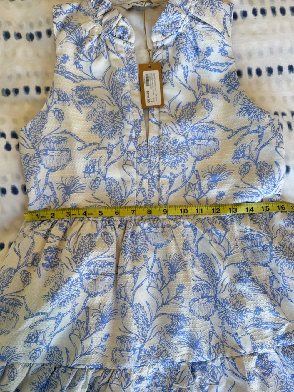 Amanda Uprichard Connolly Dress in English Blue - Size S - Picture 15 of 15